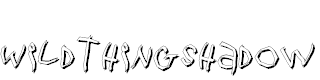 Free Font WildThingShadow