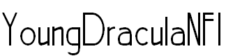 Free Font Young Dracula NFI