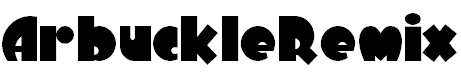 Free Font Arbuckle