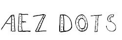 Free Font AEZ dots