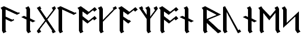 Free Font AngloSaxon Runes
