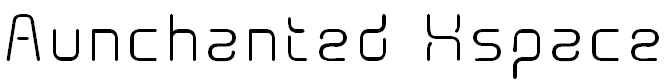 Free Font Aunchanted Xspace