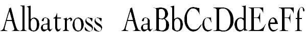 Free Font Albatross