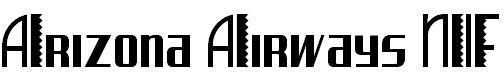Free Font Arizona Airways NF