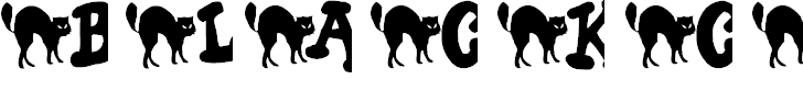Free Font AEZ black cat