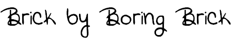Font Font Brick by Boring Brick
