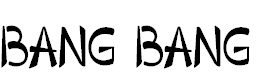 Free Font Bang Bang