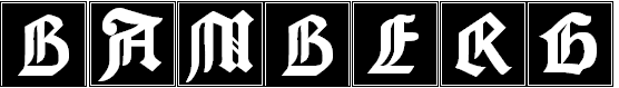 Font Font Bamberg Initials