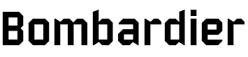 Free Font Bombardier