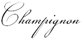Free Font Champignon