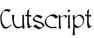 Free Font Cutscript