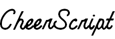 Free Font CheerScript