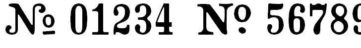 Font Font Crash Numbering