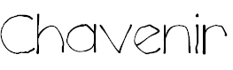 Free Font Chavenir