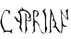 Free Font Cyprian