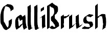 Free Font CalliBrush