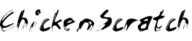Free Font ChickenScratch AOE