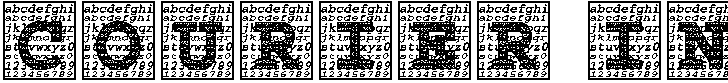 Font Font Courier Initials
