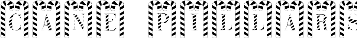 Free Font Cane Pillars
