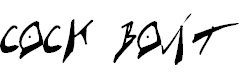 Font Font Cock Boat