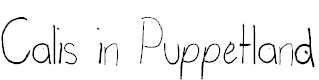 Free Font Calis in Puppetland
