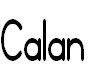 Free Font Calan