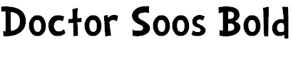 Free Font Doctor Soos Bold