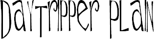 Free Font Daytripper