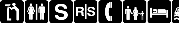 Free Font DNR Recreation Symbols