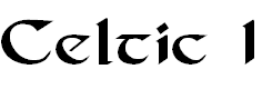 Free Font DS_Celtic-1
