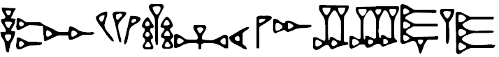 Free Font DH Ugaritic