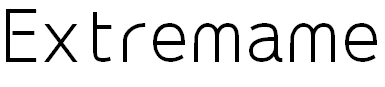 Free Font Extremame