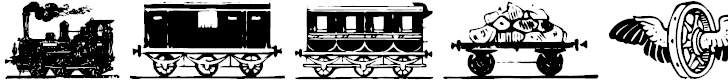 Font Font Eisenbahn