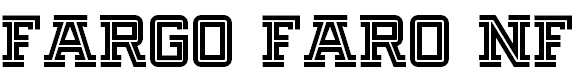 Free Font Fargo Faro NF