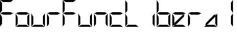 Free Font FourFuncLiberal