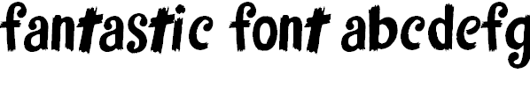 Free Font Fantastic Font