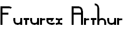 Free Font Futurex Arthur