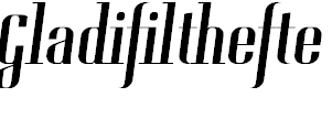 Free Font Gladifilthefte
