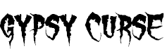 Free Font Gypsy Curse