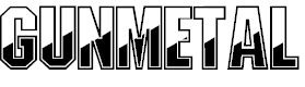 Free Font Gunmetal