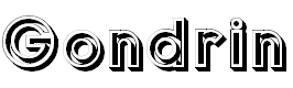 Free Font Gondrin
