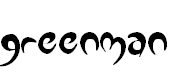Free Font Greenman