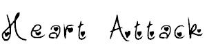 Free Font Heart Attack