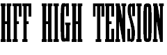 Free Font HFF High Tension
