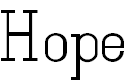 Free Font Hope