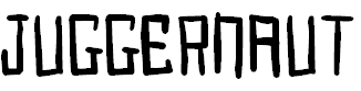 Free Font Juggernaut