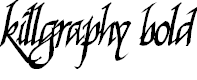 Free Font Killigraphy