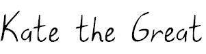 Free Font Kate the Great
