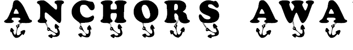 Free Font KR Anchors Away