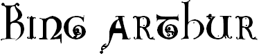 Free Font King Arthur